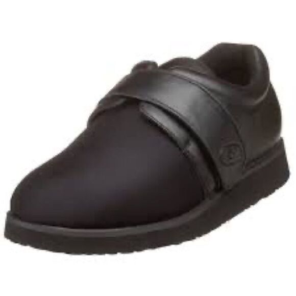 PROPET Mens Black Pedwalker Recovery Slipper‎ Orthopedic Shoe Sz 8.5 Extra Wide - Picture 1 of 13